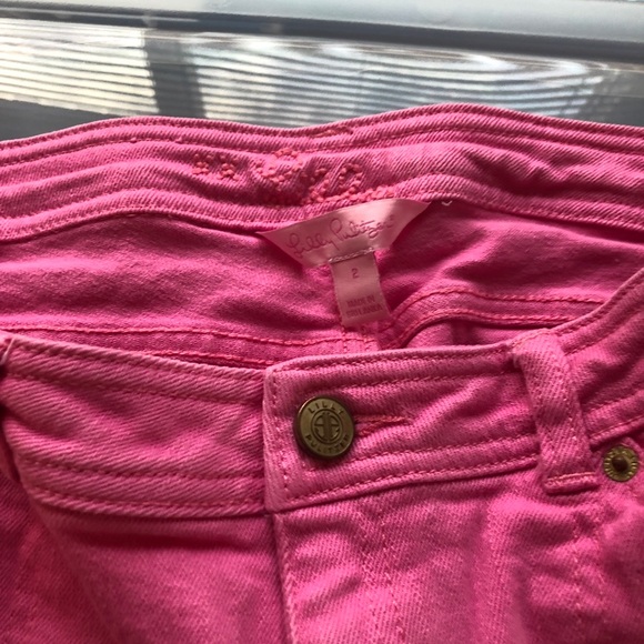 Pink Lilly Pulitzer Ankle Pants - Picture 3 of 3